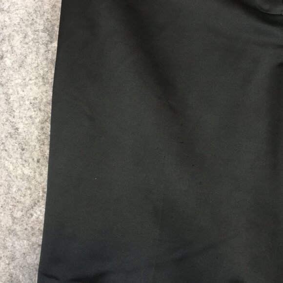 ETCETERA Dress Pants 12 Wool Blend Mid Rise Wide Leg Coot Solid Black Career - Picture 3 of 12